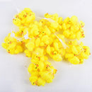 20pcs Yellow Mini Bathtime Rubber Duck Bath Squeaky Water Play Fun Kids