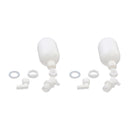 Float Ball Valve Shut Off 1/4" Automatic Fill Feed RO Water Tank Aquarium 2Pcs