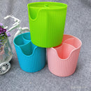 2 pcs Draining Rack Chopsticks Spoon Storage Kitchen Tableware Holder Durable