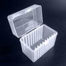 2 Pcs Plastic Slabs Storage Box Organizer for 10 Certified Graded Slab Coin