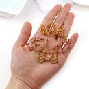 8XGold Tone Metal Frame Tray Setting For Alloy Polymer Metal  High Quality Hot