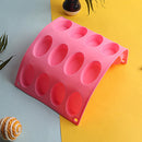 Oval Silicone Mold Muffins Cakes Soap Brownie Candy Baking Accessories 1 * Nice
