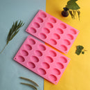 Oval Silicone Mold Muffins Cakes Soap Brownie Candy Baking Accessories 1 * Nice