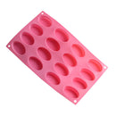 Oval Silicone Mold Muffins Cakes Soap Brownie Candy Baking Accessories 1x Hot
