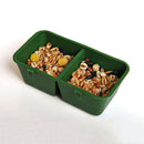 3Pcs Bird Parrot Food Water Bowl Cups Pet Cage Feeder Plastic Hanging Box