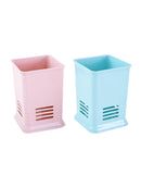 Kitchen Utensils Rack Basket Chopsticks Holder Plastic Desktop Storage Box 2 Pcs