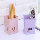 Kitchen Utensils Rack Basket Chopsticks Holder Plastic Desktop Storage Box 2 Pcs