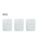 3Pcs Handmade Crystal Glue Mold Set DIY Crystal Glue Jewelry Mold Musical Note