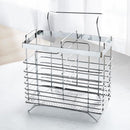 Metal Kitchen Cutlery Stand Rack Spoon Holder Drainer Water Filter Organizer