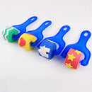 2 Sets Children's Sponge Brush Foam Graffiti Brush Roller Brush
