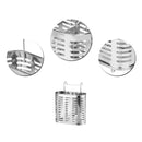 1 x Kitchen Hanging Stainless Steel Double Chopsticks Spoon Fork Cutlery Storage