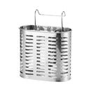 1 x Kitchen Hanging Stainless Steel Double Chopsticks Spoon Fork Cutlery Storage