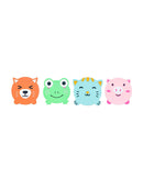 Cartoon Placemat Table Mat Lovely Animal Shape PVC Coasters Cup Dish 4x New