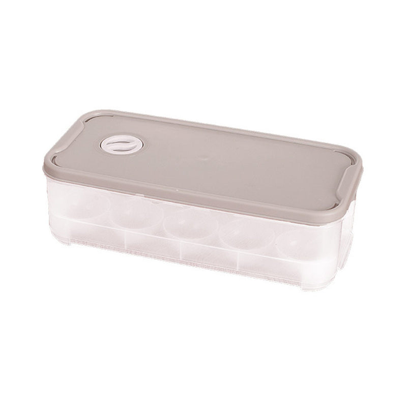 1 x Egg Tray Holder Home Storage Box Kitchen Fridge Crisper Container Organizer