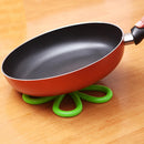 4 x Anti-slip Table Mat Heat Insulated Hot Mat Plum Shaped Kitchen Placemat New