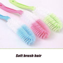 Long Handle Bottle Clean Brush Brew Scrubbing Cleaner Home Kitchen Washing Tool