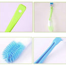 Long Handle Bottle Clean Brush Brew Scrubbing Cleaner Home Kitchen Washing Tool