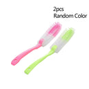 2PCS Water Bottle Cup Mug Glass Washing Sponge Cleaning Brush Scrubber