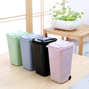 Mini Desktop Eco-friendly Trash Cans With Wheels Standing Lid Styles Bin 4* Best