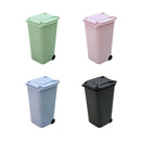 Mini Desktop Eco-friendly Trash Cans With Wheels Standing Lid Bin 4pieces Nice