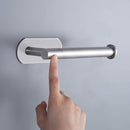1 x Toilet Roll Holder Self Adhesive Toilet Paper Holder Bathroom Stick On Wall