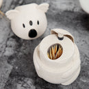 Wheat straw Cute Cartoon koala Automatic Toothpick Holders Home Table Decor