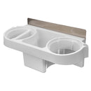 Wall Mounted 3 in 1 Bath Hair Dryer Organizer Stand Storage Holder Self-adhesive