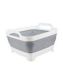 1 x Plastic Portable Camping Folding Wash Basin Collapsible Bucket Dish Tub