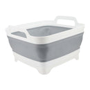 1 x Plastic Portable Camping Folding Wash Basin Collapsible Bucket Dish Tub