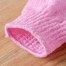 4pcs Exfoliating Body Scrub Gloves Shower Bath Mitt Loofah Skin Massage Spon