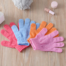 4Pcs Exfoliating Double Side Glove Body Scrub Gloves Bathing Mitts Wash Towel