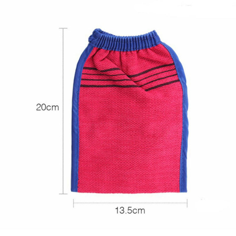 4Pcs Body Exfoliating Gloves Thickened Double Sided Shower Glove Bath Towel