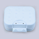 2x Portable Travel Washing Soap Box with Lid Sponge Sealed Shower Soap Dish Case