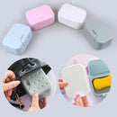 2Pcs Soap Dish Case Dispenser Holder Box Container Portable Bathroom Travel