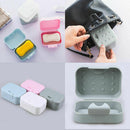 2Pcs Soap Dish Case Dispenser Holder Box Container Portable Bathroom New Hot