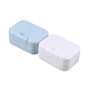 2Pcs Soap Dish Case Dispenser Holder Box Container Portable Bathroom New Hot