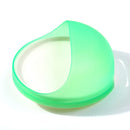 Suction Soap Dish Holder Box Shower Bathroom Punch-free Funnel Shape Drain Plate
