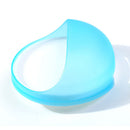 Suction Soap Dish Holder Box Shower Bathroom Punch-free Funnel Shape Drain Plate