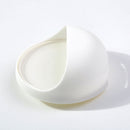 Suction Soap Dish Holder Box Shower Bathroom Punch-free Funnel Shape Drain Plate