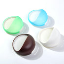 Suction Soap Dish Holder Box Shower Bathroom Punch-free Funnel Shape Drain Plate