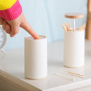 Swab Holder Toothpick Box Toothpick Dispenser Table Decor Retractable Holder