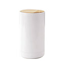 Nordic Automatic Cotton Bud Holder Container Toothpicks Dispenser Box Wooden