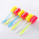 3XKitchen Handle Sponge Brush Bottle Cup Glass Washing Cleaning Cleaner Hot