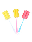 3PCS Sponge-Brush Cleaner Bottle Glass-Cup Coffe Long-Handle Kitchen Soft