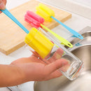 3PCS Sponge-Brush Cleaner Bottle Glass-Cup Coffe Long-Handle Kitchen Soft