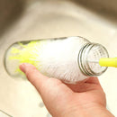 2Pcs Bottle-Brushes Cleaner Nipple-Bottle Baby Nylon 360-Degree Cleaning Brush