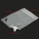 5Pcs Transparent Plastic Liquor Beverage Pouch Bag Portable Invisible Run Climb