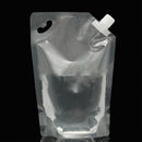 5Pcs Transparent Plastic Liquor Beverage Pouch Bag Portable Invisible Run Climb