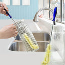 Glass-Bottle Washing-Brush Baby Cup Plastic Kitchen Long Blue Handle Brush Clean