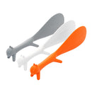 3x Rice Spoon Paddle Squirrel Shaped Rice Scoop Non-stick Stand Kitchen Supplies